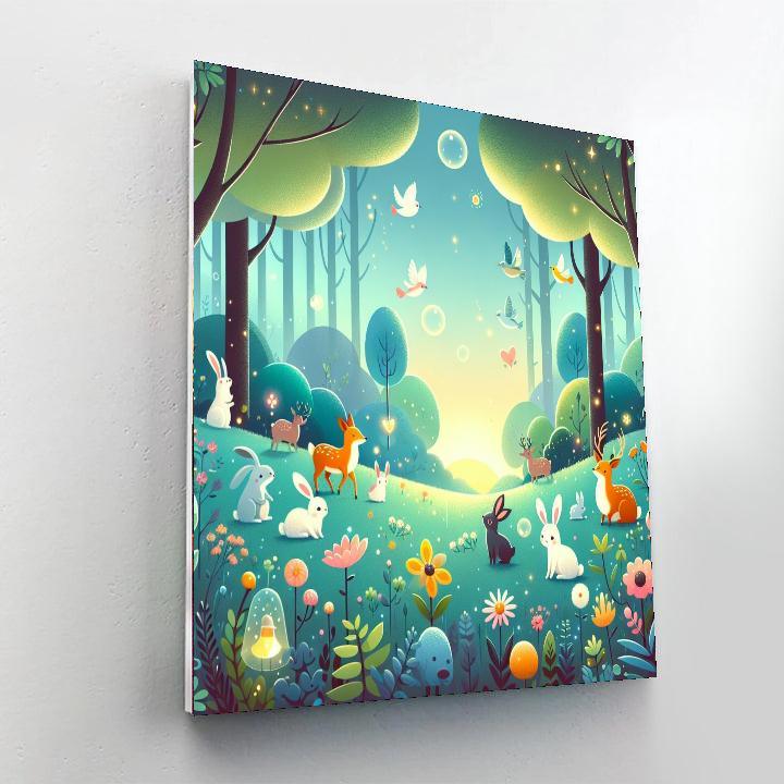 Whimsical Forest Journey Paint By Number