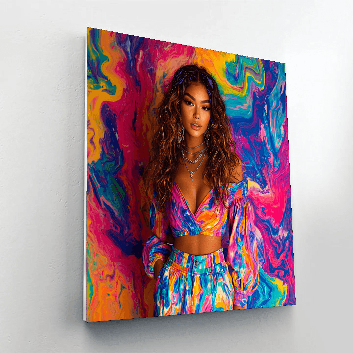 Zendaya: The Bright Star Of A New Generation Paint By Numbers Art