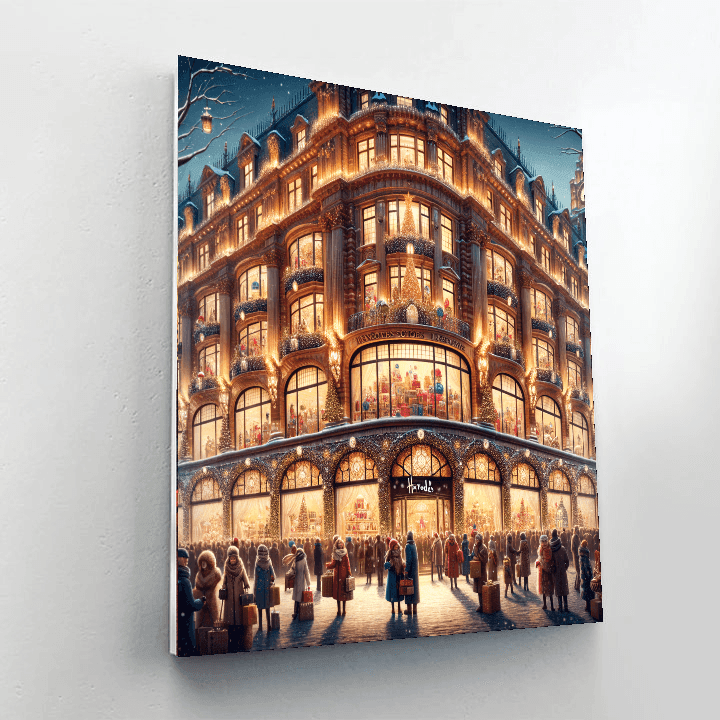 Harrods Christmas Festival - United Kingdom Paint By Number
