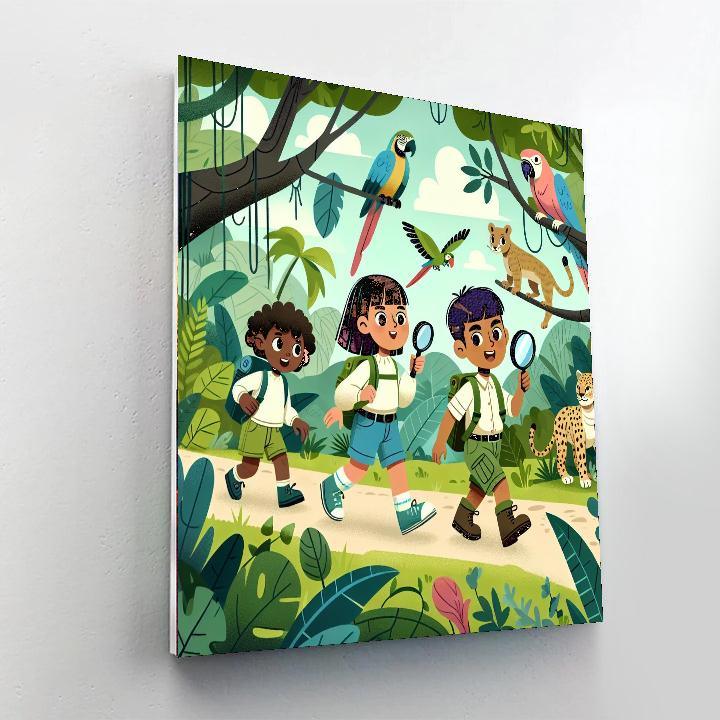 Jungle Discovery Safari Numbered Painting Kits