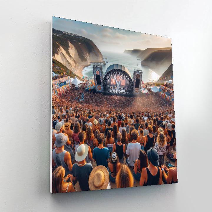 Isle Of Wight Festival - Isle Of Wight, England Numbered Painting Kits