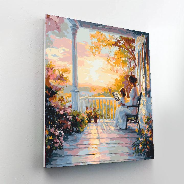 Tender Sunrise Serenade Number Painting