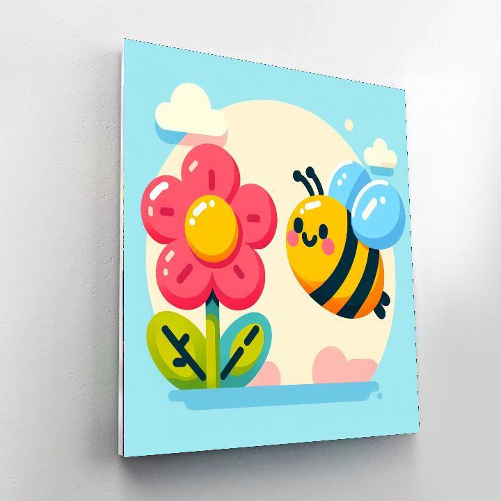 Blissful Bumblebee Paint By Color