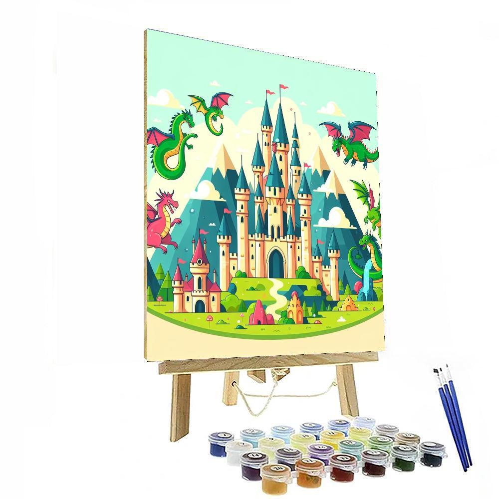 Fantasy Kingdom Escape Paint By Number