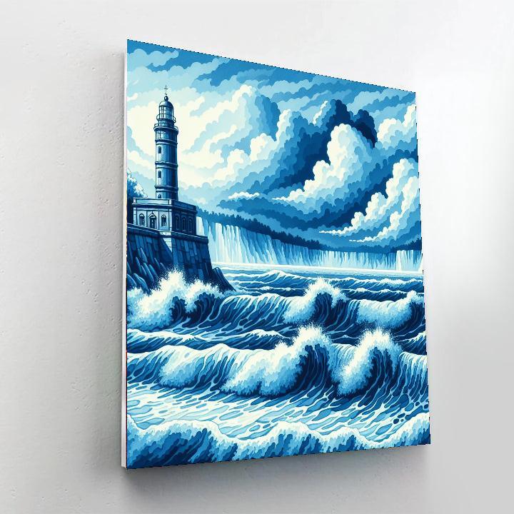 Lighthouse's Beacon Of Hope Paint By Number