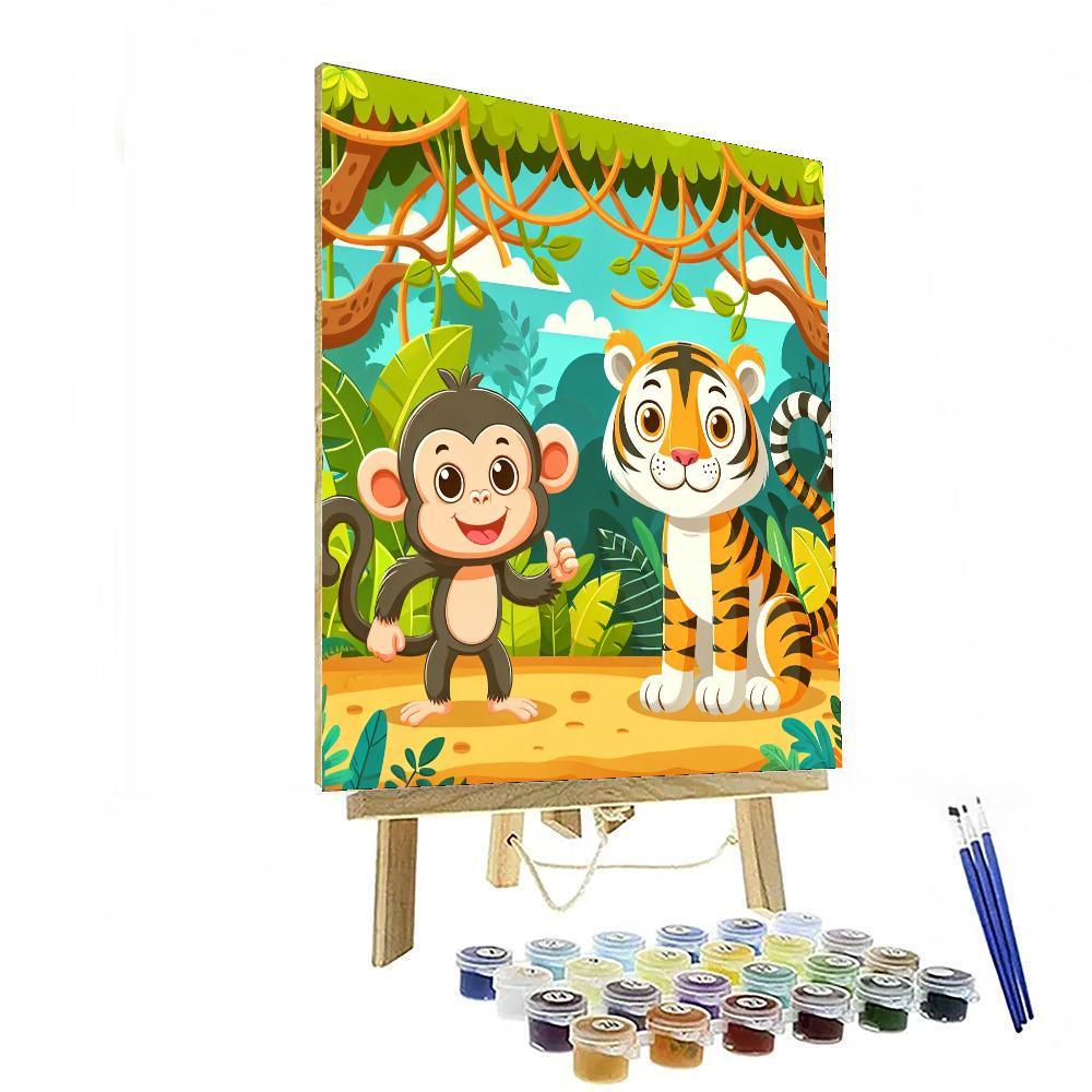 Fantastic Jungle Journey Paint By Color