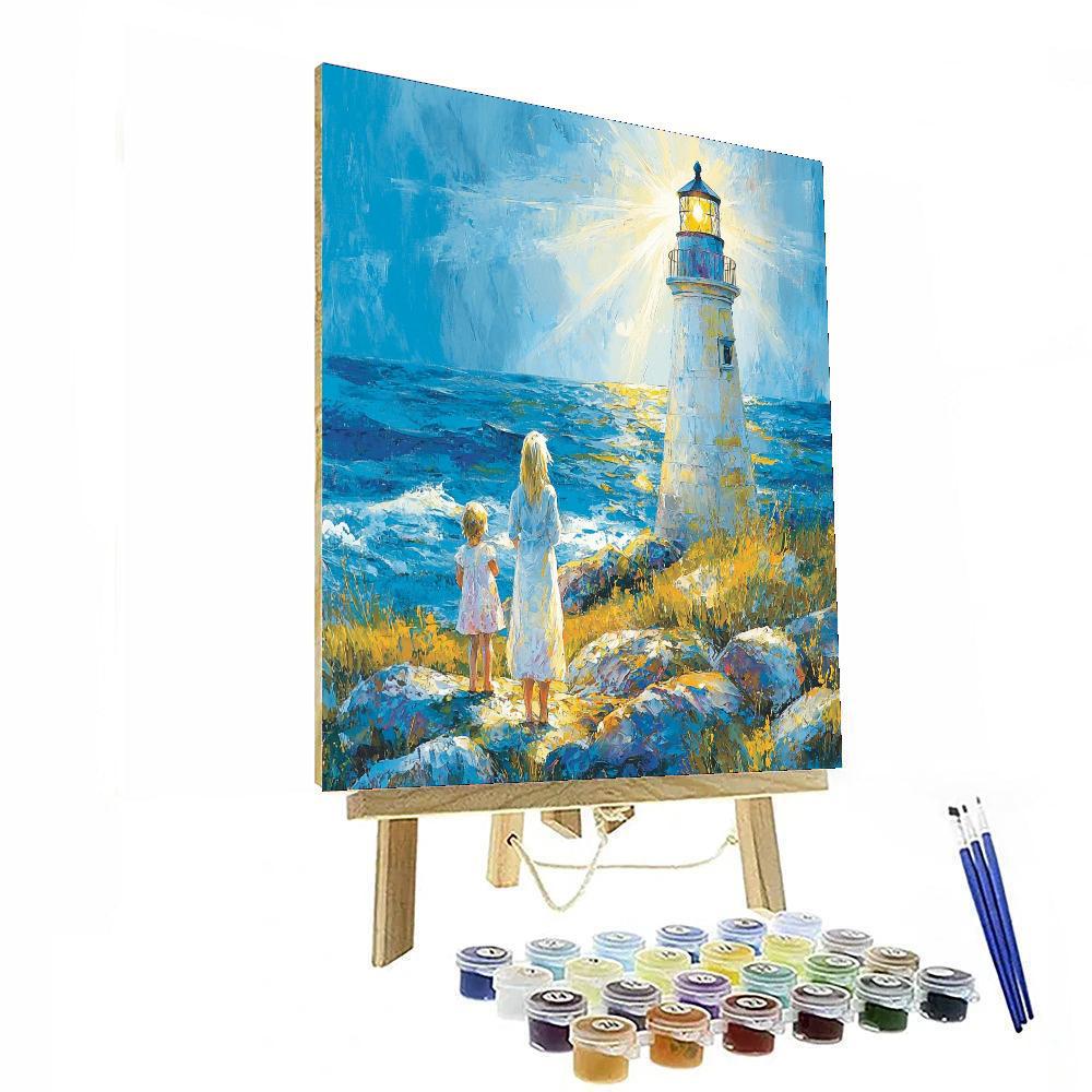 Maternal Lighthouse Paint By Color