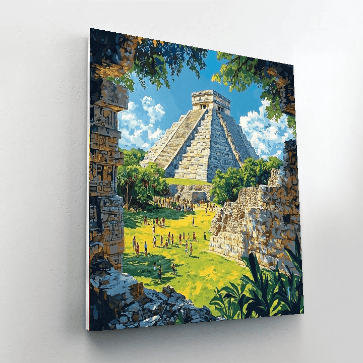 Chichen Itza Paint By Numbers