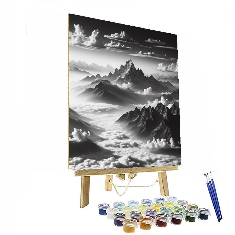 Mountain Solitude Numbered Painting Kits