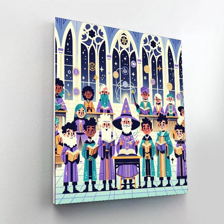 Wizards' Magical School Paint By Numbers Kits