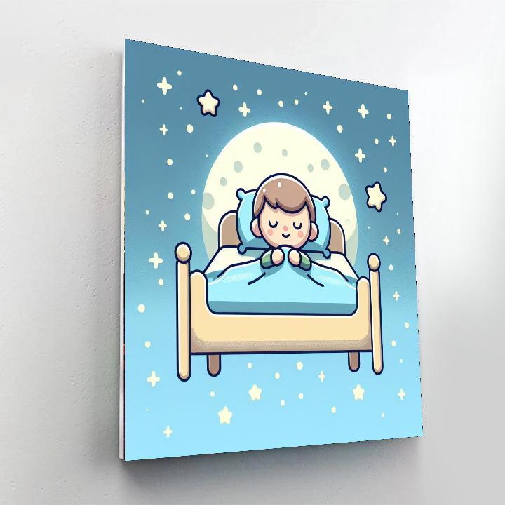 Dreamy Space Slumber Paint By Color