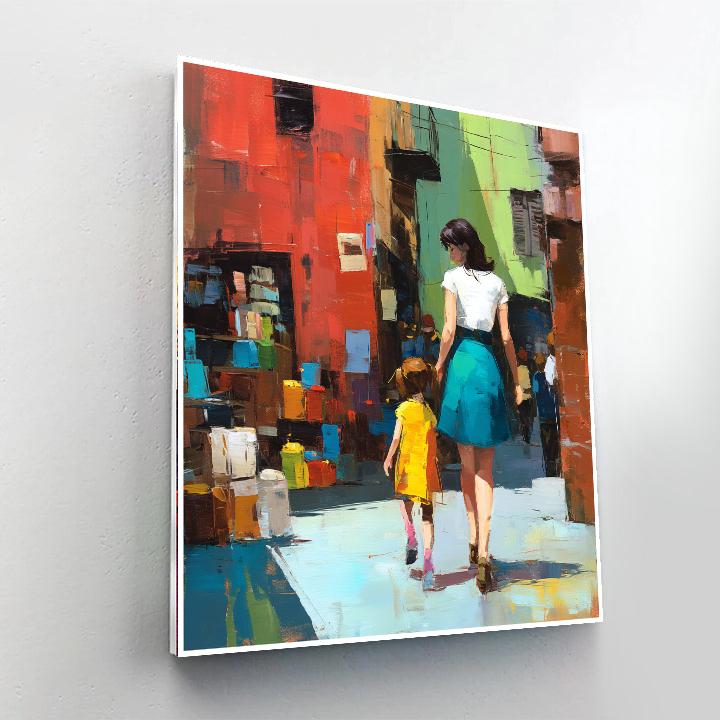 Mother's Day Market Adventure DIY Paint By Numbers