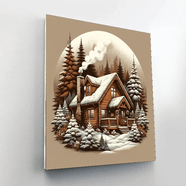 Rustic Cabin Retreat Paint By Color