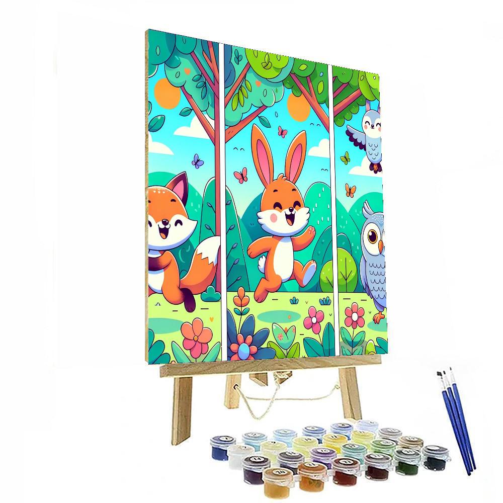 Magical Animal Adventures Paint By Numbers