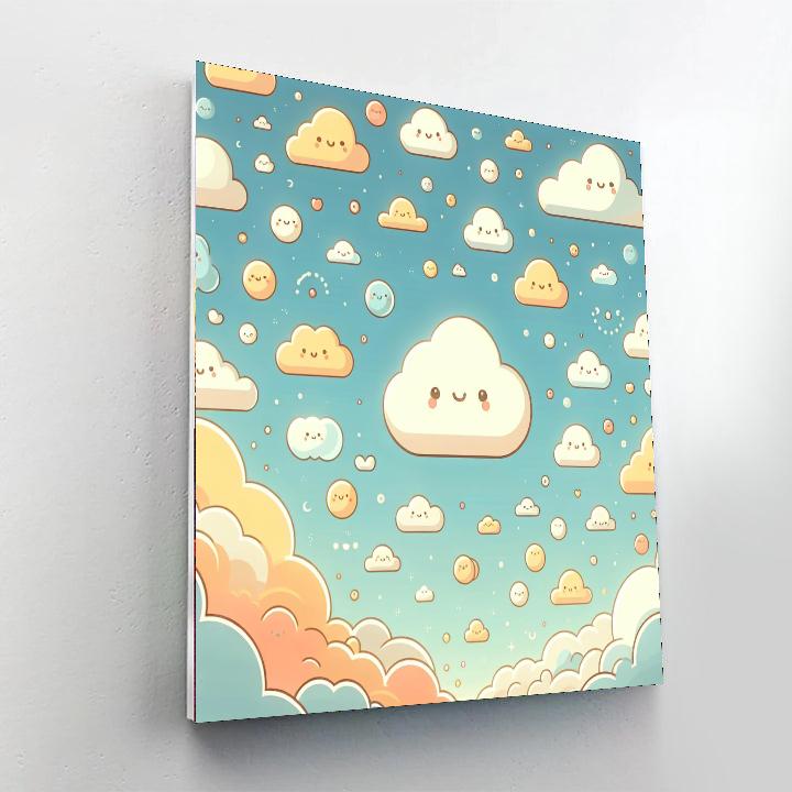 Cloudland Dreams Painting Number Kit