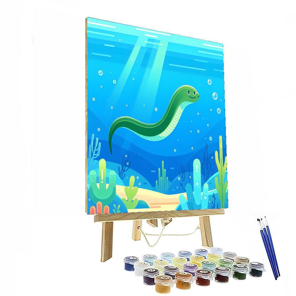 Energetic Eel Paint By Numbers Art