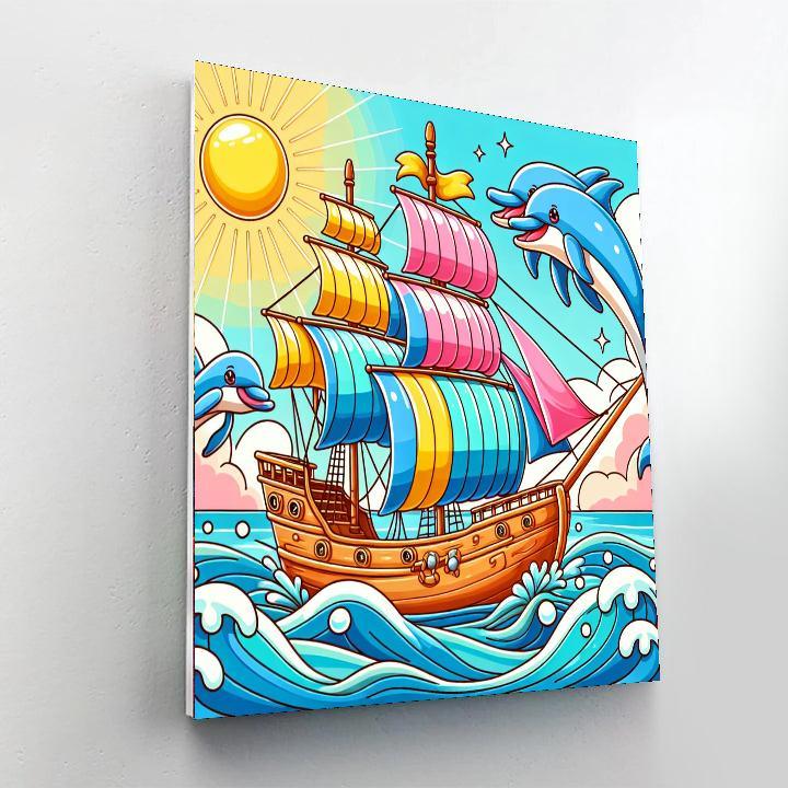 Magical Ocean Journey Paint By Numbers Art