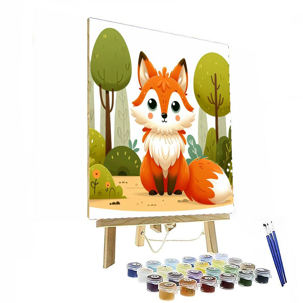 Enchanted Fox Numbered Painting Kits