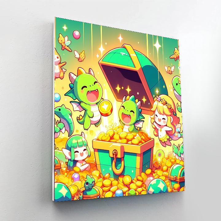 Mini Mythical Creatures Paint By Numbers Art