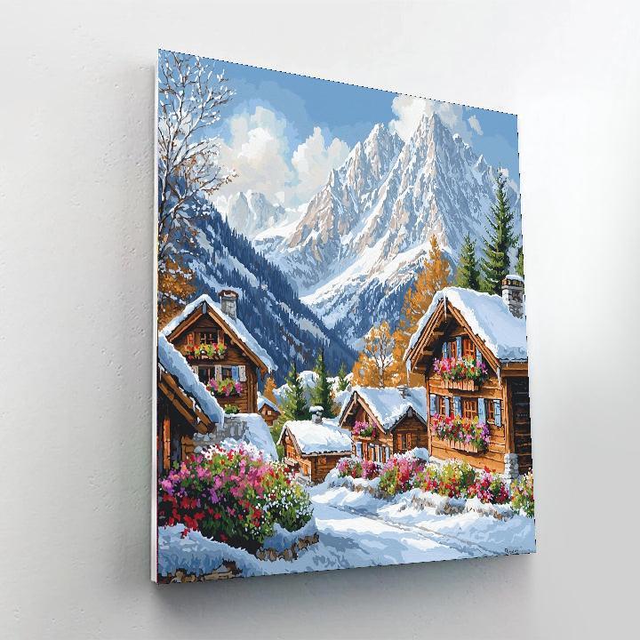 Wengen - Switzerland Numbered Painting Kits