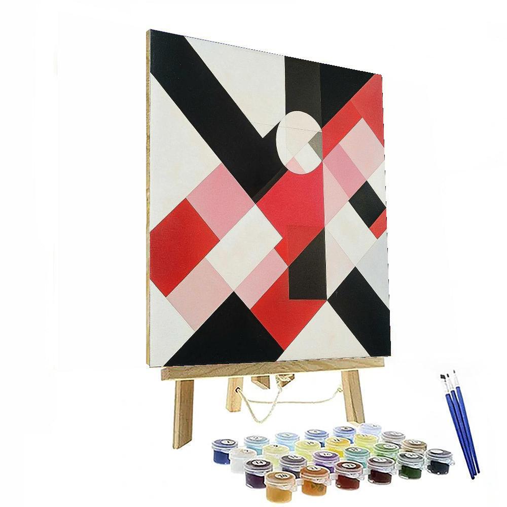 Kazimir Malevich Inspired Conceptual Harmony  Paint By Color