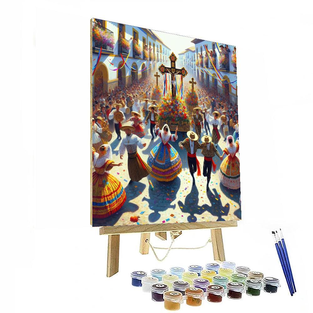 Fiesta De Las Cruces - Peru Paint By Number