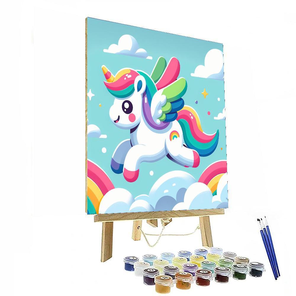 Mystical Pegasus Flight Paint By Numbers Kits