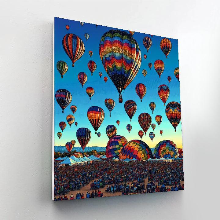 Albuqurque Balloon Fiesta - Usa Paint By Number
