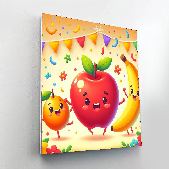 Fruit Festival Celebration DIY Paint By Numbers