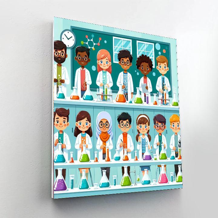 Science Lab Expedition Paint By Number
