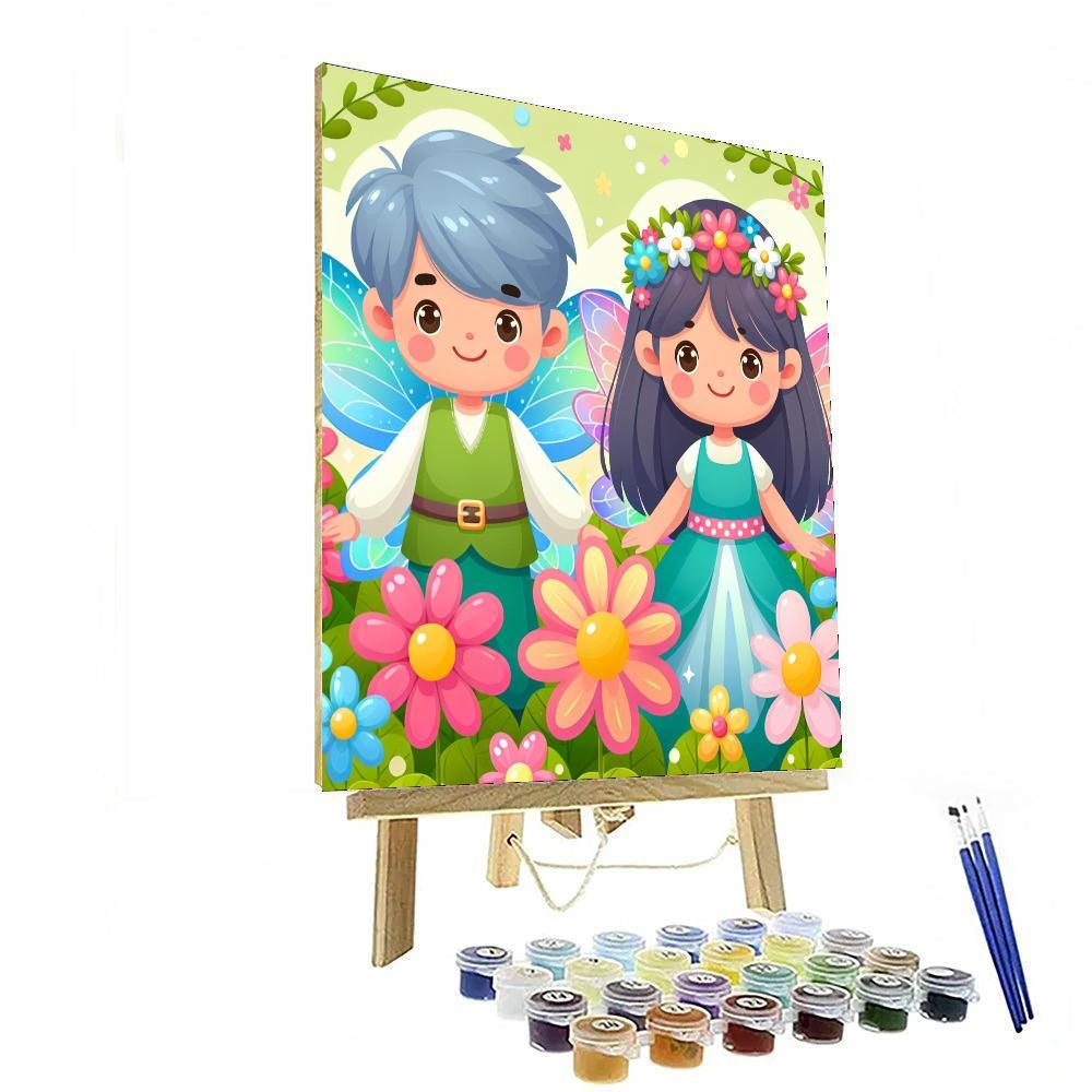 Fairyland Garden Party Paint By Numbers Art