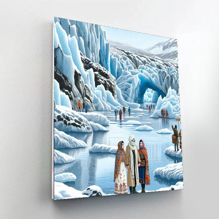 Glacier Days - Iceland Paint By Number
