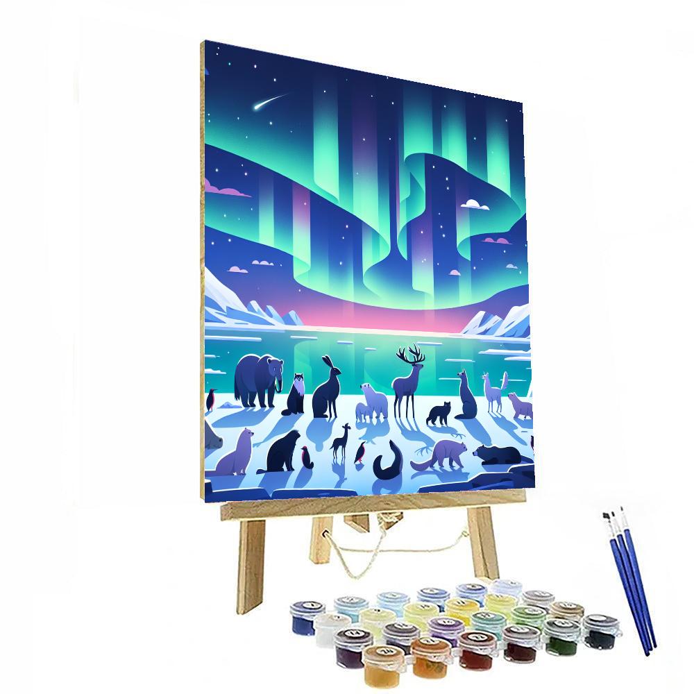 Aurora Animal Gala Painting Number Kit