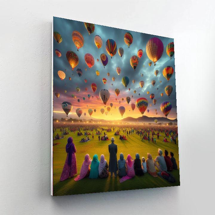 International Balloon Fiesta - Mexico Paint By Numbers