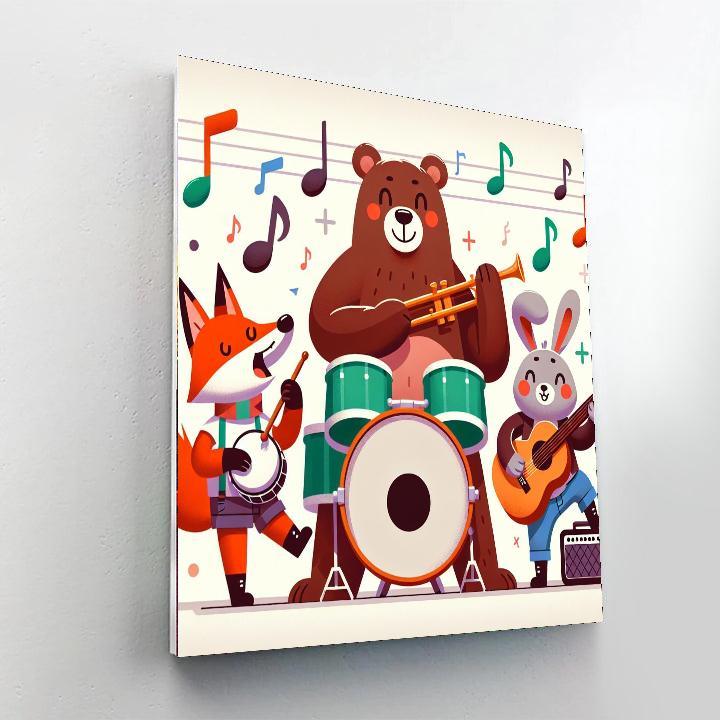 Musical Melody Fun DIY Paint By Numbers