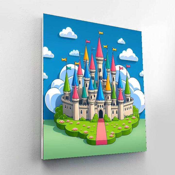 Enchanted Castle Exploration Numbered Painting Kits