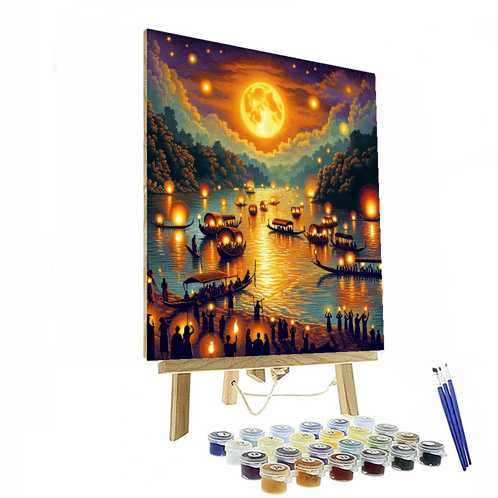 Naga Fireball Festival - Thailand Paint By Numbers Kits
