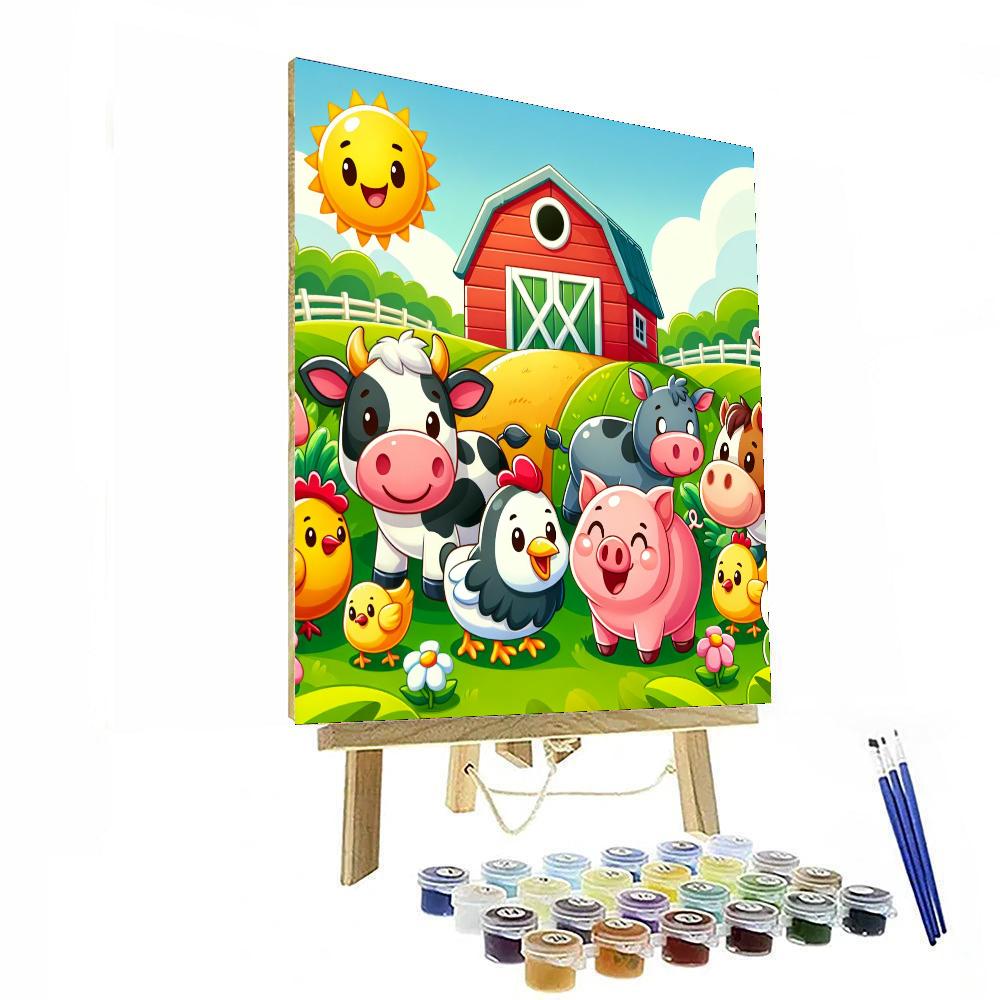Fun In The Farm DIY Paint By Numbers