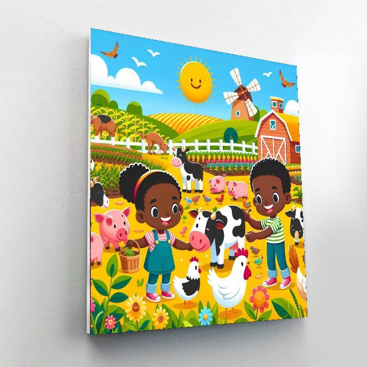 Exciting Farm Adventures Paint By Numbers Kits