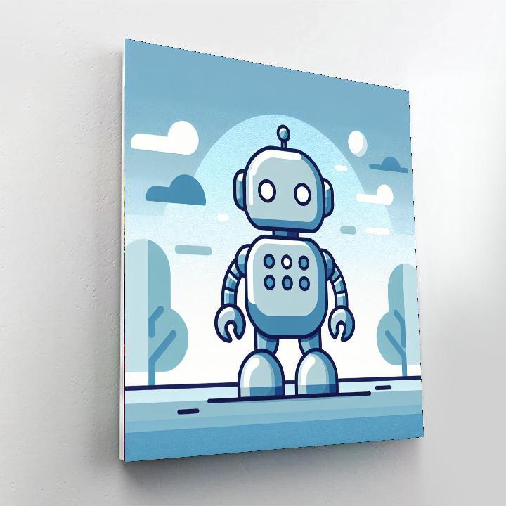 Roving Robot Riddle Number Painting