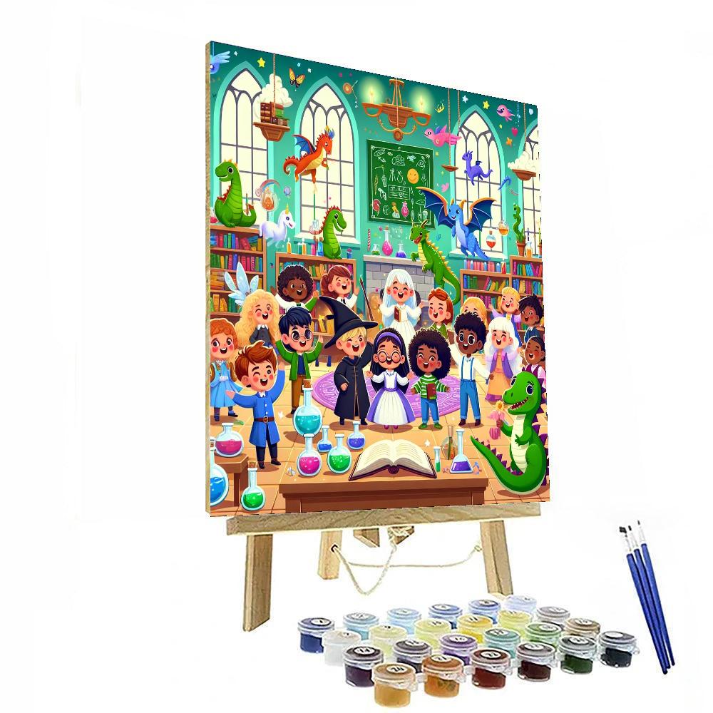 Magical Creature Academy Painting By Numbers Kit