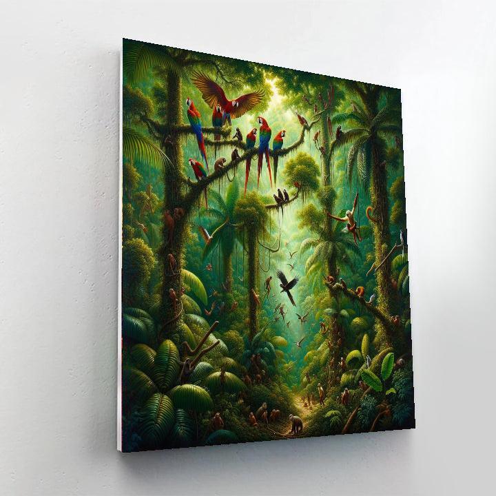Jungle Canopy Adventure Numbered Painting Kits