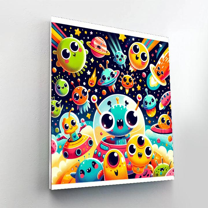 Super Silly Space Adventures Paint By Numbers Kits