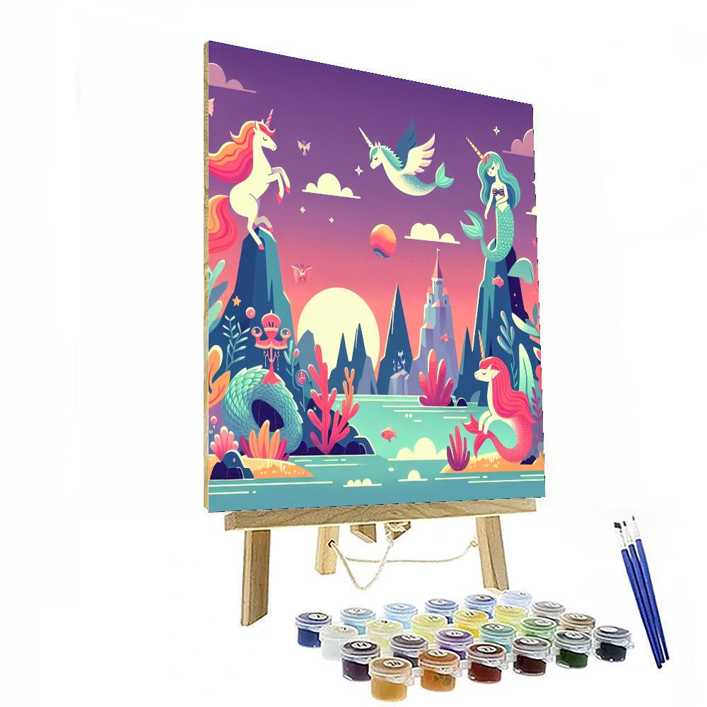 Mythical Creature Chronicles DIY Paint By Numbers