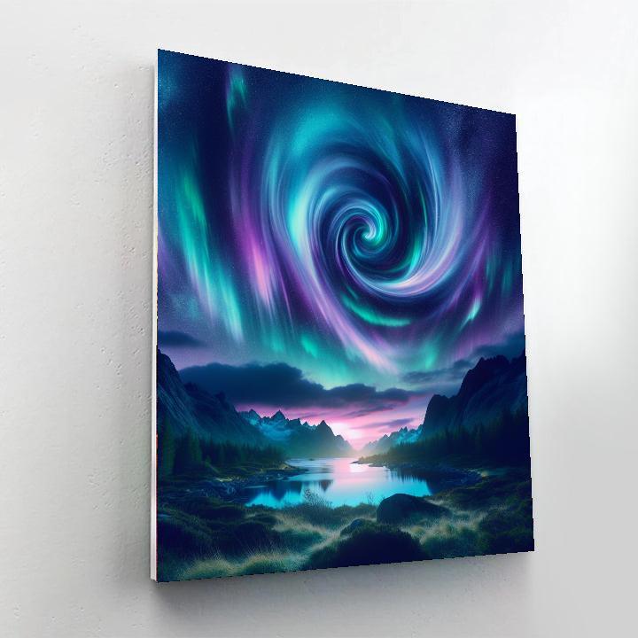 Breathtaking Aurora Skies Paint By Color