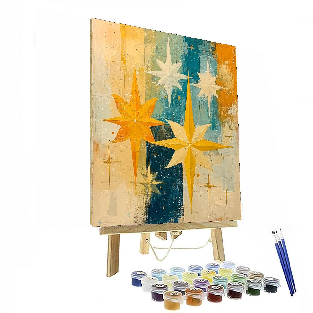 Joan Miró Inspired Joyful Constellations  Paint By Numbers Art