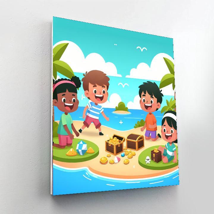 Secret Island Quest Paint By Color