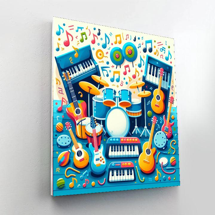 Magical Music Painting Number Kit