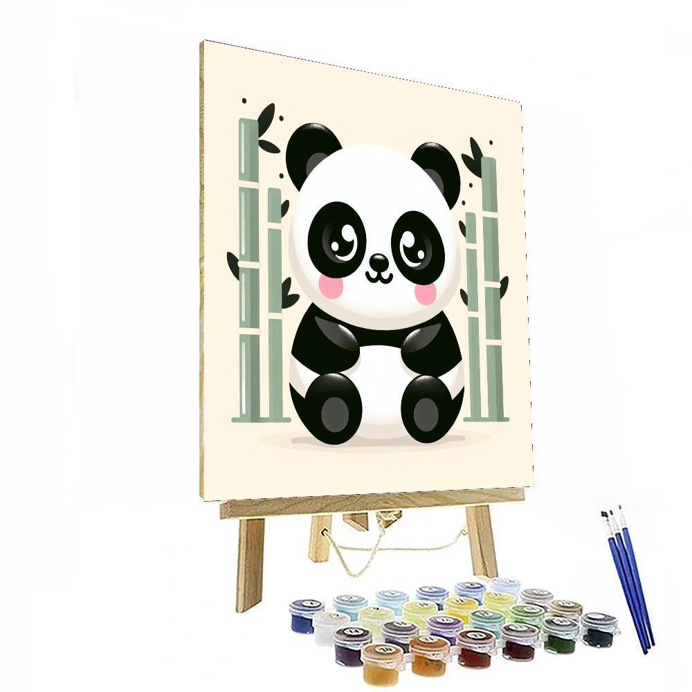 Giggly Panda Adventure Numbered Painting Kits