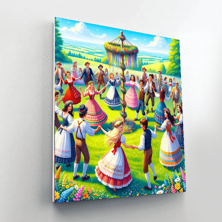 Midsummer Festival Number Painting